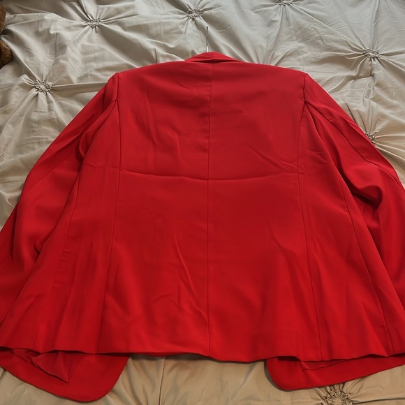 NWOT Womens Red Long Sleeve Blazer - Picture 9 of 9